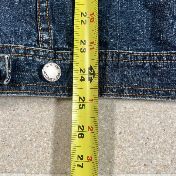 Vintage Brooklyn Xpress Jean Jacket Barn Chore Cost Y2K Denim Workwear Sz S - Picture 6 of 6